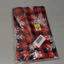 Black and White Buffalo Check Snowflake Snowy Plaid Mailbox Covers Magnetic Mailbox Wraps Post Letter Box Cover Standard Oversize 21"X18"/25.5" X 21" Mailwrap Garden Home Decor