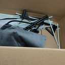 Outdoor Heated Cat House in Winter,Extremely Insulated & Weatherproof,Elevated Feral Cat Shelter with Waterproof Eaves & Escape Door for Outside Stray Barn Cat (Dark Green,S)