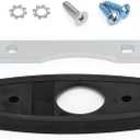 Outside Bullet Mirror Mounting Set, LSOT001157 Rearview Mirror Kit Fit for Pontiac Firebird/GTO for Chevy Camaro/Nova 1970-1981, R312-13 LSOT001157