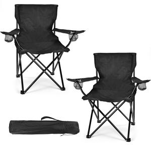 WEIDIORME 2 Pack Lightweight Camping Chairs, 300LBS Heavy-Duty Portable Folding Chairs with Carry Bag, Compact Design for Camping, Beach, Picnics, and Outdoor Event