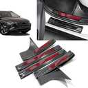 Fit for Hyundai Tucson 2026 2025 2023 Door Sill Protector Trim Plates Stainless Steels Accesories