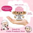Crochet Sheep Gifts for Grandma Birthday Christmas,I Wool Always Love Ewe are Best Grandma Ever Gifts from Grandkids,Handmade Stocking Stuffers Gift Ideas for Great Nana Gigi Grandmother Mimi Granny