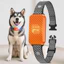 Dog Bark Collar for Dogs, Effective NoBark Collar, Smart Barking Collar, Rechargeable Bark Collar with 7 Sensitivity, 3 Modes, Waterproof, Neon Orange, Adjustable