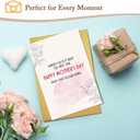 3 x Funny Mother's Day Card from Second Born, Humorous Happy Mothers Day Card from 2nd Born Second Born Son Daughter Children Kids, Hilarious 2nd Born Mother's Day Cards Gift for Mom Mother