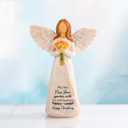 5.5'' Happy Christmas Angel Figurine Gifts for Home Decor,Christmas Emotional Gifts for Women,Unique Xmas Gift for Mom,Sister and Best Friend