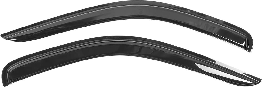 Tape On Window Visors Fits for 1997-2004 Dodge Dakota 2Dr Only, Side Auto Window Wind Deflectors, Ventshade, Rain Guards for Cars/Trucks