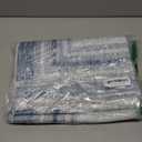 Beeiva Bordered Laundry Room Rug, Washable 2x6 Kitchen Runner Rug Printed Blue Carpet with Rubber Backing, Modern Runners for Hallways Non Slip Carpet for Bedroom Kitchen Bathroom