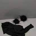 NIFTRIRY One Piece Jumpsuits for Women Long Sleeve Backless Sexy Jumpsuits Bodycon Shorts Romper Party and Night Outfits (Small, Black)