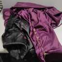 Satin Saree for Women with Pearl Border, Half & Solid Plain Design, and Unstitched Blouse