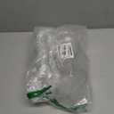 Jingmore 10  Pcs Ribbed Martini Glasses 10 oz Disposable Plastic Vintage Ribbed Coupe Glasses Unbreakable Dessert Parfait Glassware for Wedding Birthday Party Supplies (Clear)