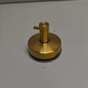 YOHOM Suction Cup Hooks for Shower Towel Holder Stainless Steel Vacuum Bathroom Shower Hook Suction Washcloth Hanger Kitchen Towel Rack for Robe Loofah Wreath Glass Door Window Wall Brushed Gold 2Pcs