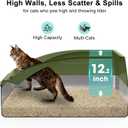 AIPERRO Stainless Steel Litter Box Extra Large for Big Cats and Multi-Cats