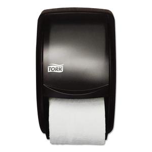 Tork Twin Toilet Paper Roll Dispenser Smoke T24, Modern Look, 55TR