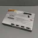 FERRISA 8K 4X2 HDMI Matrix 4 in 2 Out HDMI 2.1 Matrix HDMI Video Switcher Splitter +Optical & L/R Audio Output,Support 4K 120Hz,HDR10 HDCP2.3 Dol-by Vision Atmos SPDIF 5.1CH ARC CEC with IR Remote