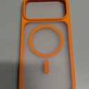 TORRAS Stronger Magnetic & Shockproof for iPhone 17 Pro Max Case, Fit for MagSafe, Military Grade Drop Protection, Camera Control, DIY Button, Slim for iPhone 17 Pro Max Case Translucent Cosmic Orange