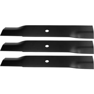 SCITOO 3 Pack Lawn Mower Blade, 48 inches Blades Compatible for Ferris 1520843, 1520843S, 5020843; for Gravely 00273000, 04919100; for Husqvarna 539100340, 539118420; for Kees 100340