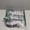 Simple Houseware Double Rod Garment Rack with Wheels and Hooks, Black