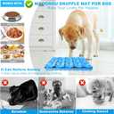 Snuffle Mat for Dogs,Premium Silicone Dog Food Mat 8x13Interactive Feed Game for Boredom,Encourages Natural Foraging Skills and Stress Relief for Medium Pets Smell Training Slow Feed Mat B