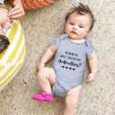 Viuluti Beautiful 2037 Baby Boy Girls Onesie Short Sleeve Bodysuits Infant Cute Romper Perfect Handicraft (Gray)