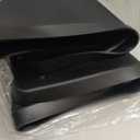 URMONA 19'' x 19'' Waterproof Silicone Under Sink Mat Cabinet and Counter Protector, Shelf Liner for Kitchen and Bathroom, Storage and Organizers, Litter Mat, Pet Cat Puppy EssentialsBlack