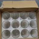 Glass Cylinder Vases for Centerpieces, 12 Pcs Large Clear Hurricane Glass Candle Holders 12 Inch Tall Floating Candle Vases Bulk for Flower Vase Home Wedding Formal Dinners Table Centerpiece Decor