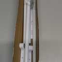 White Curtain Rods for Windows 28 to 48 Inch, 5/8" Diameter Heavy Duty Metal Splicing Adjustable Small Curtain Rod With Bracket(2.3-4 Feet)