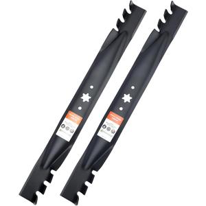 46 inch Mower Mulching Blade for Cub Cadet XT1-46 XT2 LT46 LTX1045 LTX1046 46" Deck Mower Replace for 942-04290-X 942-04290 942-04244 742-04244 742-04290(6 Point Star)