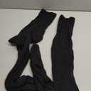 Buauty Women's Cable Knitted Boot Socks Extra Long Thigh High Winter Stockings Over Knee Leg Warmers (Black) One Size