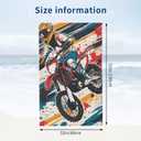Dirt Bike Beach Towel Motocross Sports Sand-Free Microfiber Bath Towel Ultra Soft Quick Dry Pool Towel Absorbent Towel Lightweight Towel Gifts for Outdoor Bathroom Swimming Decor 31inx51in
