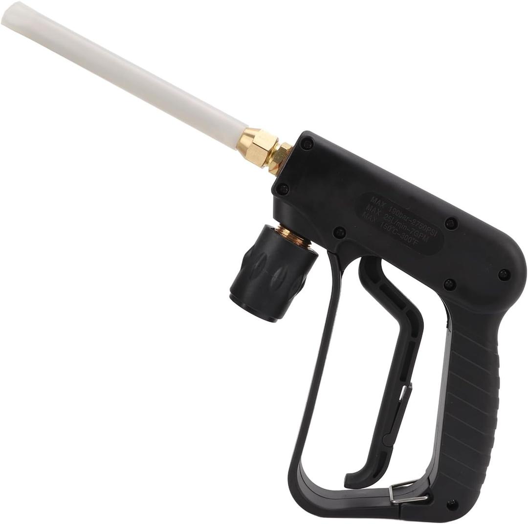 Portable High Temperature Car Steam Cleaning Gun 300F for Car Wash, 310m Range, 2750PSI Water Pressure, Fan Shaped Mini Cleaner Steam Washer