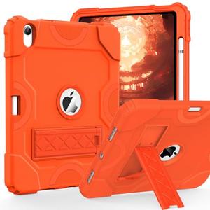 Cantis Case for iPad 11-inch (A16) 2025/ iPad 10th Generation 2022 (10.9 inch), Shockproof Cover 10th Generation with Pencil Holder & Kickstand, Orange