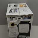 Ninja BW1001 NeverStick PRO Belgian Waffle Maker, Vertical Design, 5 Shade Settings, with Precision-Pour Cup & Chef-curated Recipe Guide, Black & Silver