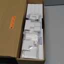 EVEO Cord Hider - 300 Cord Cover Wall Cable Hider, Cable Concealer, Wire Hiders for TV on Wall. Cable Management, Cord Hider Cable Raceway Wire Covers for Cords -18X (L17 W0.95 H0.5) - Medium - White