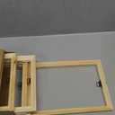 5 Pieces Wooden Inner Frames Set Match for Canvas Wall Art Paintings, 21"x39" overall (7.8"x15.7" inch overall), 7.8"x3.7" + 7.8"x17.7" +  7.8"x21.6" +  7.8"x17.7" + 7.8"x3.7" (Bracket Mounted)
