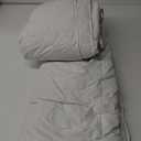 Royoliving Luxurious Down Duvet Insert Feather Queen Size Heavyweight Thickened Full Size 100% Organic Cotton Cover Winter with Corner Tabs (90x90, 60 oz)
