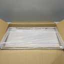 Acrylic Serving Tray with Handles, Extra Large Rectangular Tray for Serving Food, Drinks, Snacks and Appetizer, Outdoor Lucite & Coffee Table Trays, Acrylic Makeup Organizer 12" 20"