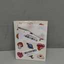 96PCS Groovy 70s Pre-Cut Temporary Tattoos - Retro Flower Power, Good Vibes Party Decorations & Favors | Cute Tattoos Stickers Gift for Kids, Boys & Girls, Prize Supplies (Normal)