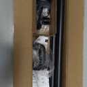 Industrial Curtain Rods for Windows 48 to 84 Inches, Blackout Wrap Around Curtain Rod, for Indoor and Outdoor, 7/8 Inch Diameter, 35 to 75 Inches, Black