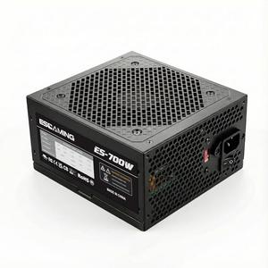 700W ATX Power Supply,120mm Cooling Fan,115V/230V Manual Voltage Switch, Non-Modular Design for Desktop PC Gaming