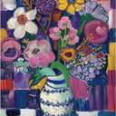 TAOZI&LIZHI Puzzles for Adults 1000 Pieces, Flower in Vase Jigsaw Puzzles for Challenging Family Home Decor Gifts DIY Puzzle Colorful Art - 20 x 27 Inches