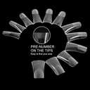 120Pcs Matte Dual Nail Forms,Duck Shape Extension Poly Nail Gel Nail Forms Full Cover Nail Molds 12 Sizes for Solid Nail Gel Glue Nail Art Design Salon & DIY