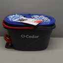 O-Cedar RinseClean Spin Mop & Bucket System + 2 Extra Mop Heads| Clean with Clean Water | Removes 99% of Bacteria