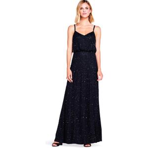 Adrianna Papell Women's Long Blouson Dress (14, Black) Adrianna Papell Women's Long Blouson Dress (14, Black)