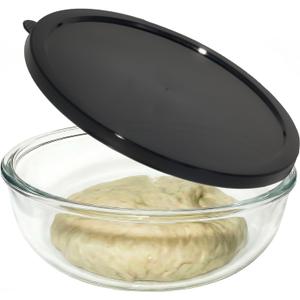 Large Glass Mixing Bowl for Sourdough, 6.2QT with Lid  Big Capacity Clear Bowl for Sourdough, Baking, Salad Prep & Food Storage