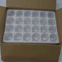 24 Pcs Votive Candle Holders, Clear Glass Candle Holders Bulk for Table Centerpiece, Tea Lights Candle Holders for Wedding Shower, Party and Home Decor