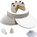 8 inch round cake circle 8 inch Cake Board Circle Quality great Sturdy White Corrugated Cardboard cake boards 8 inch round 100% Food Safe cake circles 8 inch Pack of 25 8 inch cake boards round