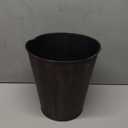 Blue Donuts Wastebasket for Bedroom, Bathroom, Trash Can 6 Liters, Bronze, Stainless Steel