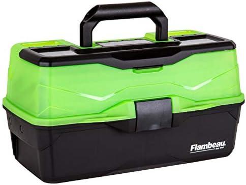 Flambeau Outdoors 6383AMG 3-Tray Classic Tray Tackle Box, Portable Tackle Organizer, Frost Green/Black Flambeau Outdoors 6383AMG 3-Tray Classic Tray Tackle Box, Portable Tackle Organizer, Frost Green/Black