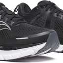 Saucony Men's Guide 18 Running Sneakers (Black/White)