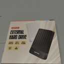 YOTUO Portable External Hard Drive Storage Expansion Mobile HDD USB 3.0 USBC for PC, Mac, Desktop, Laptop, PS4, Xbox One X/S, Xbox 360, Office & Game (Black, 1TB)